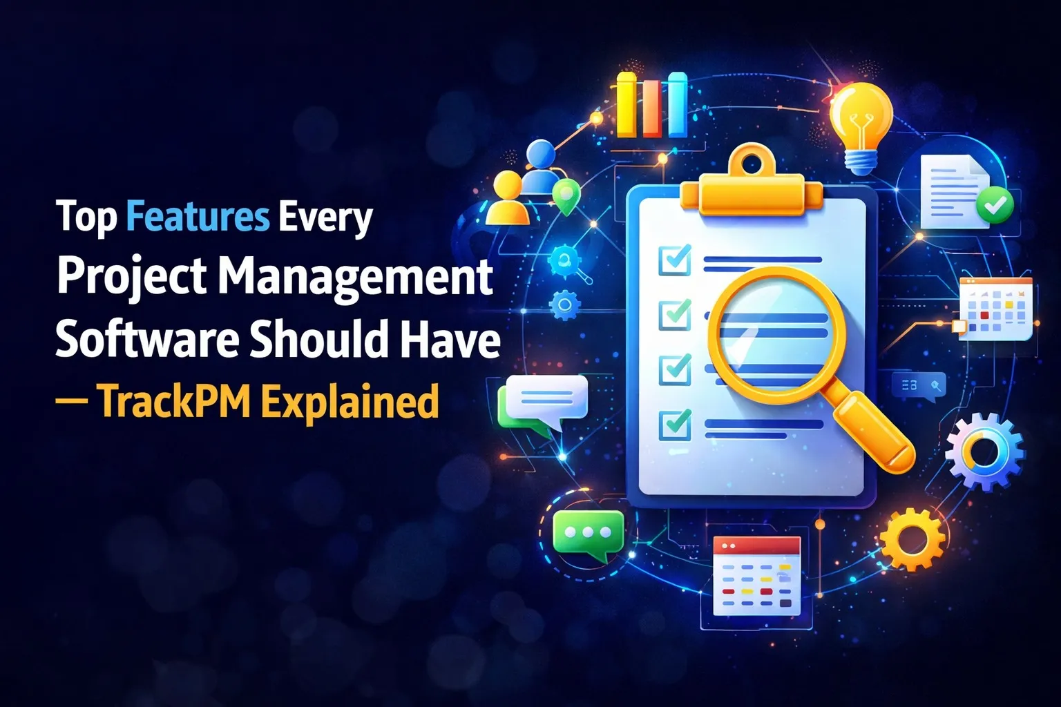 Top Features Every Project Management Software Should Have — TrackPM Explained